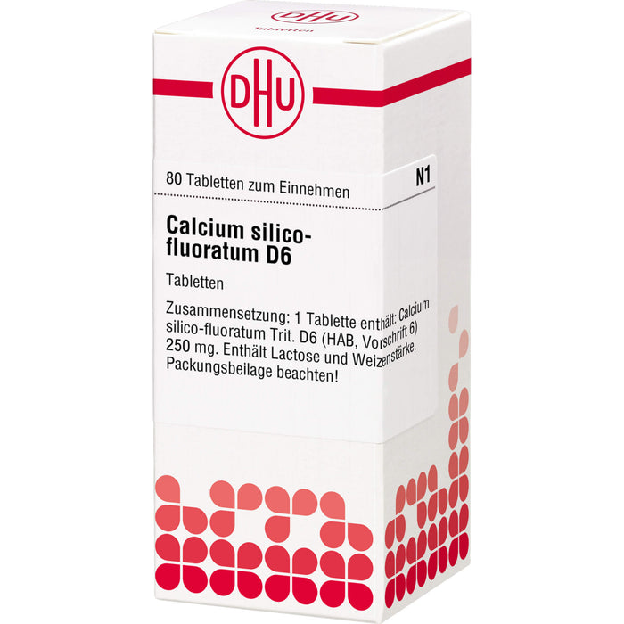 DHU Calcium silico-fluoratum D6 Tabletten, 80 St. Tabletten