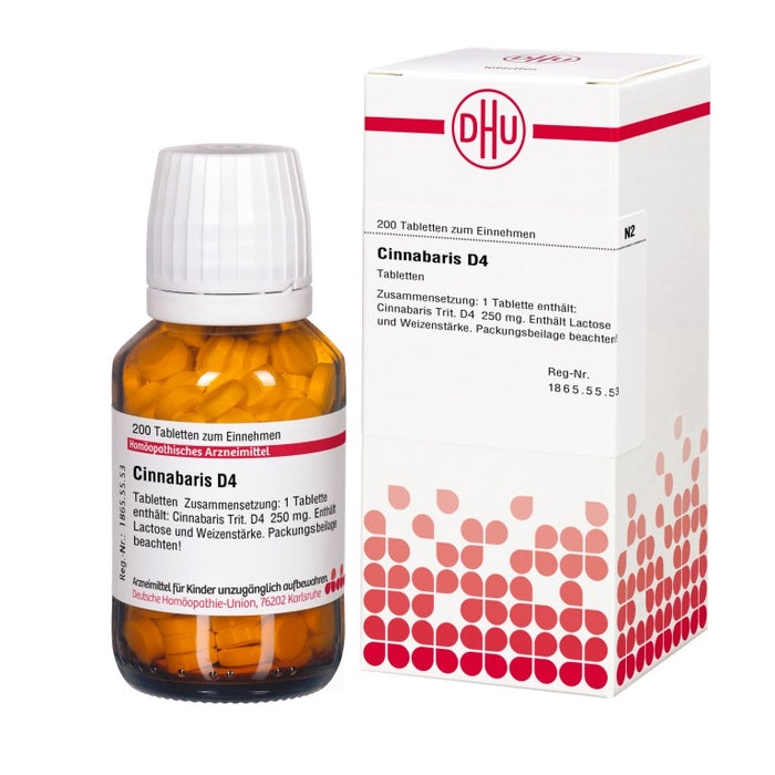 Cinnabaris D4 DHU Tabletten, 200 St. Tabletten