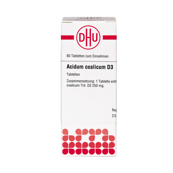 DHU Acidum oxalicum D3 Tabletten, 80 St. Tabletten