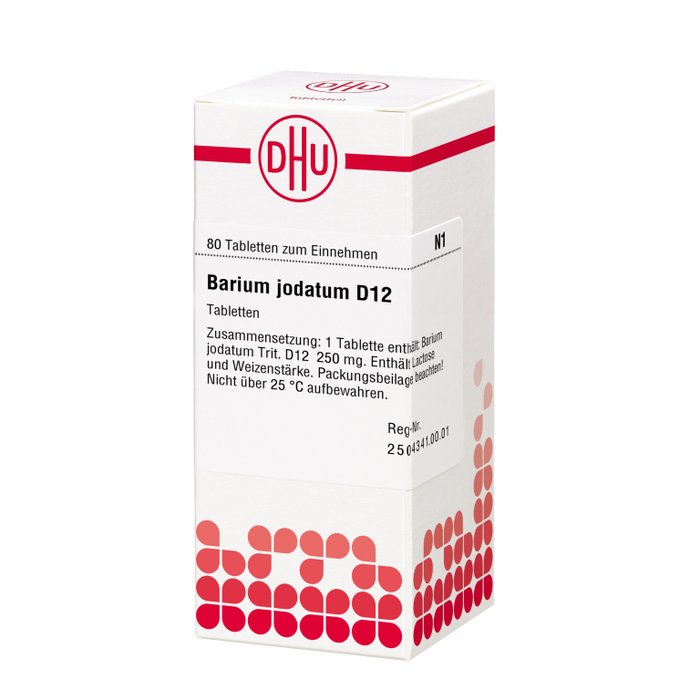 DHU Barium jodatum D12 Tabletten, 80 St. Tabletten