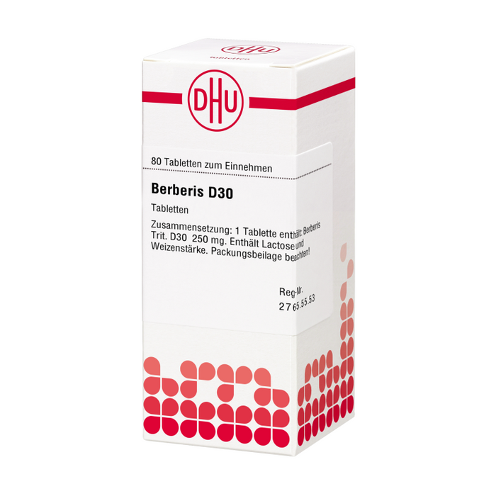 Berberis D30 DHU Tabletten, 80 St. Tabletten