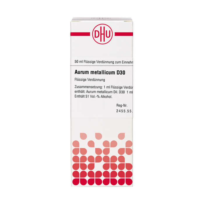 Aurum metallicum D30 DHU Dilution, 50 ml Lösung