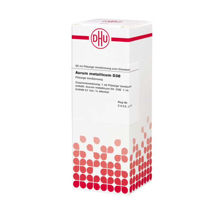 Aurum metallicum D30 DHU Dilution, 50 ml Lösung