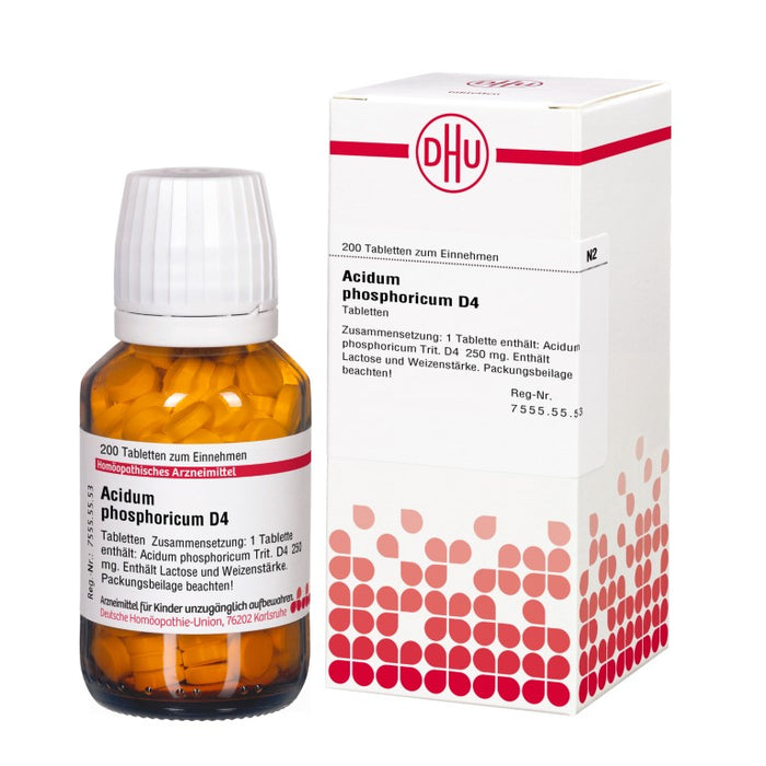 DHU Acidum phosphoricum D4 Tabletten, 200 St. Tabletten