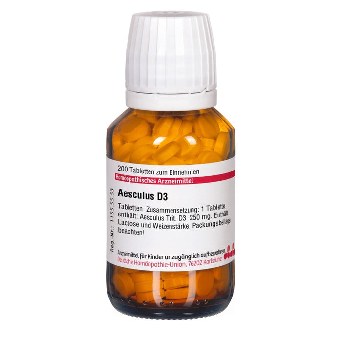 DHU Aesculus D3 Tabletten, 200 St. Tabletten