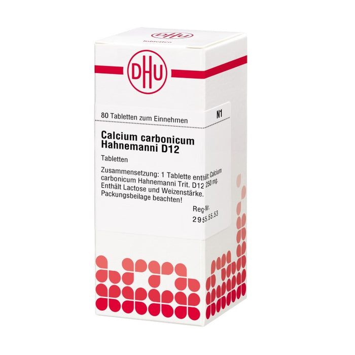 DHU Calcium Carbonicum Hahnemanni D 12 Tabletten, 80 St. Tabletten