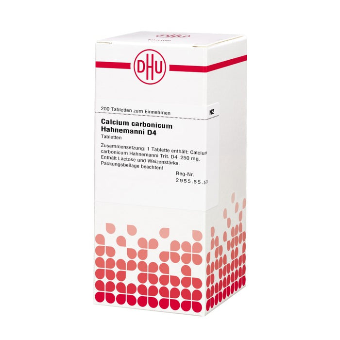 DHU Calcium carbonicum Hahnemanni D4 Tabletten, 200 St. Tabletten