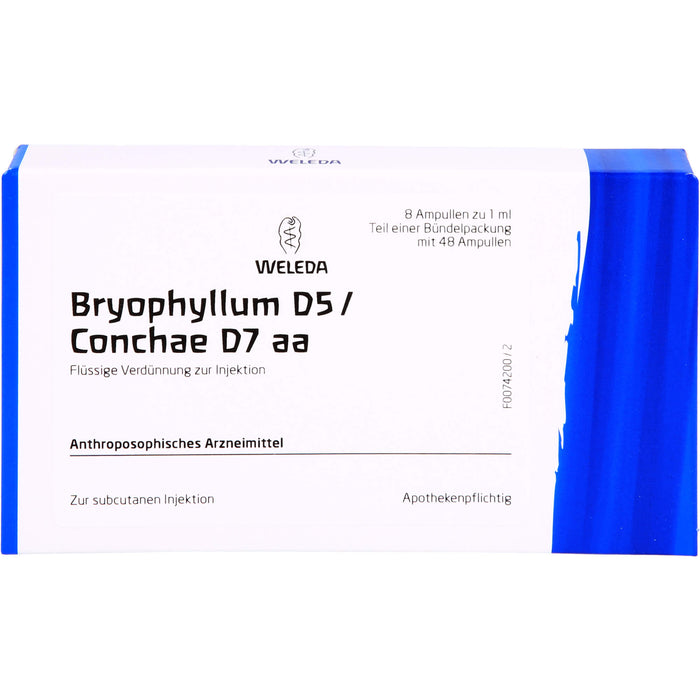 Bryophyllum D5/Conchae D7 Weleda Amp., 48X1 ml AMP