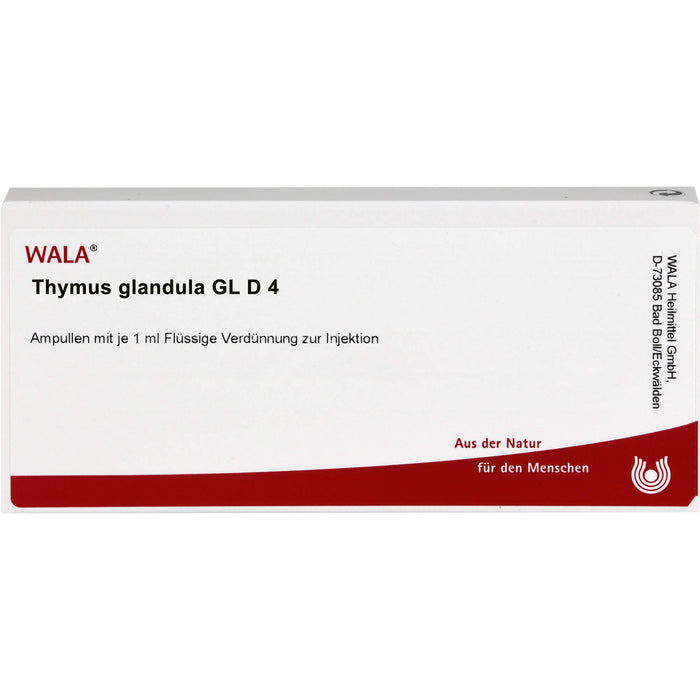 Thymus Glandula Gl D4 Wala Ampullen, 10 St. Ampullen