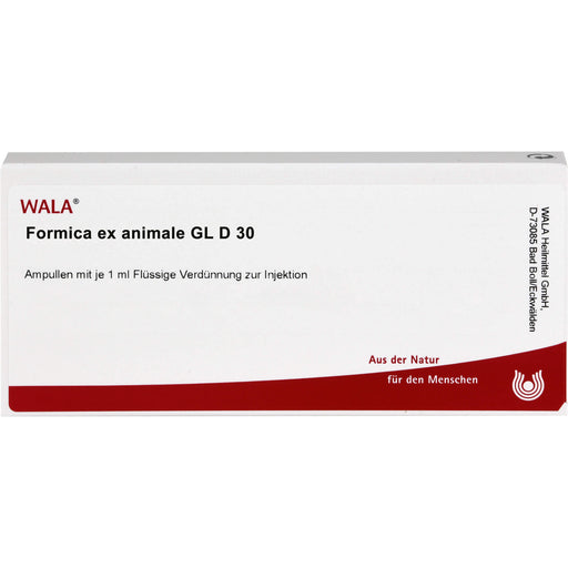 Formica Ex Animale Gl D30 Wala Ampullen, 10X1 ml AMP