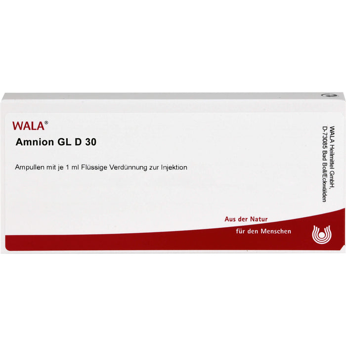 WALA Amnion Gl D30 flüssige Verdünnung, 10 St. Ampullen