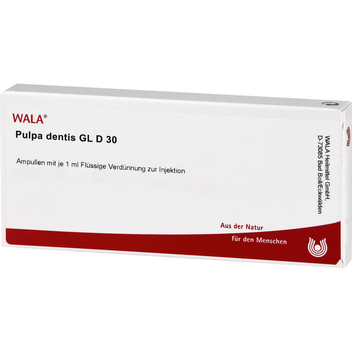 WALA Pulpa Dentis Gl D30 Ampullen, 10 St. Ampullen