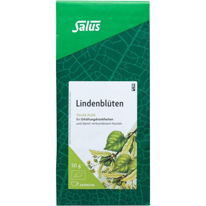 Salus Lindenblüten Arzneitee bei Erkältungskrankheiten, 50 g Tee