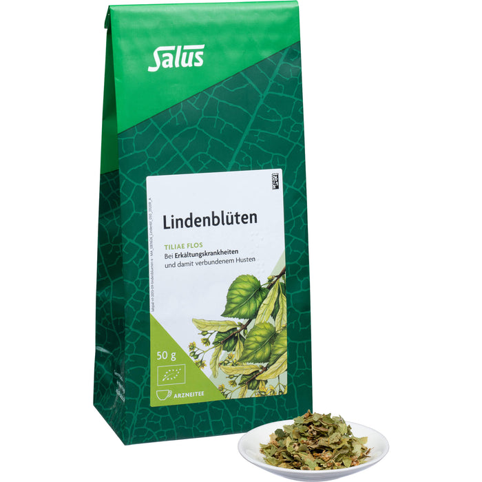 Salus Lindenblüten Arzneitee bei Erkältungskrankheiten, 50 g Tee