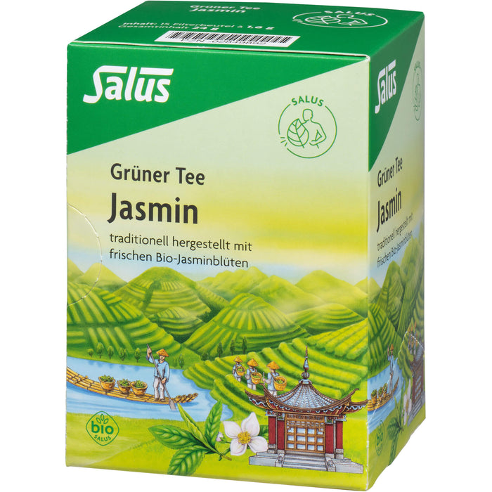 Grüner Tee Jasmin bio Salus, 15 St FBE