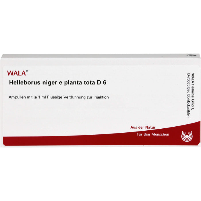 WALA Helleborus niger e planta tota D6 Ampullen, 10 St. Ampullen