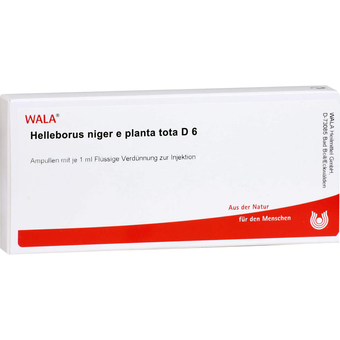 WALA Helleborus niger e planta tota D6 Ampullen, 10 St. Ampullen