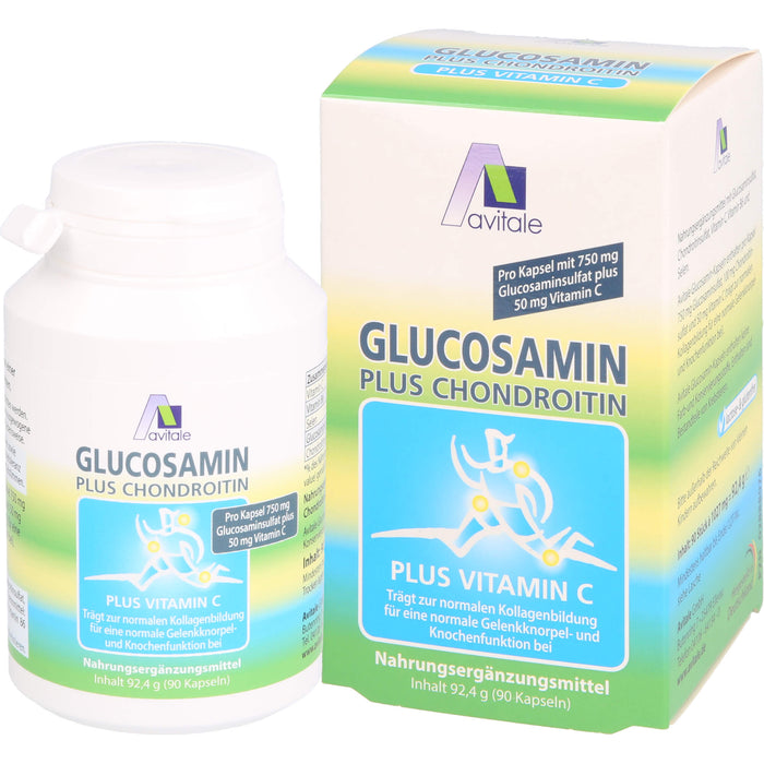 Glucosamin 750mg plus Chondroitin 100mg Kapseln, 90 St. Kapseln