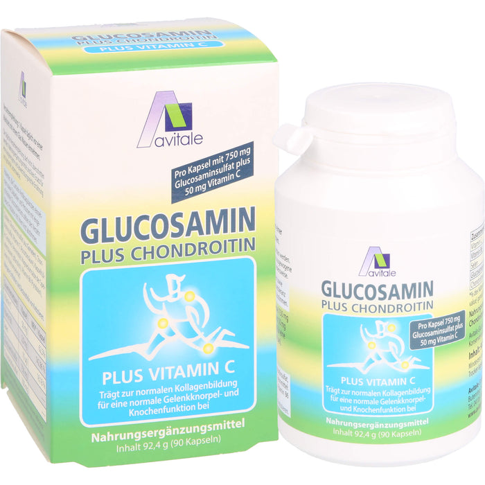 Glucosamin 750mg plus Chondroitin 100mg Kapseln, 90 St. Kapseln