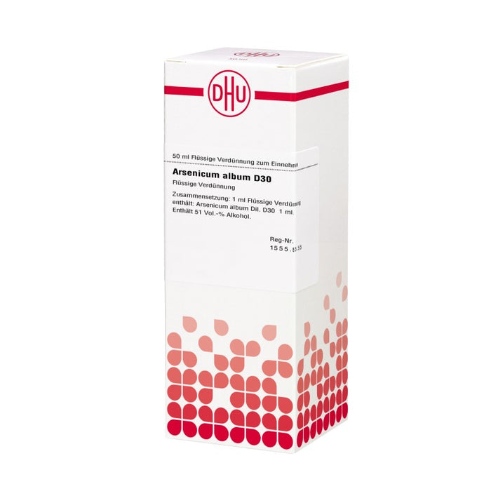 DHU Arsenicum album D30 Dilution, 50 ml Solution