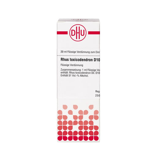 DHU Rhus toxicodendron D10 Dilution, 20 ml Lösung