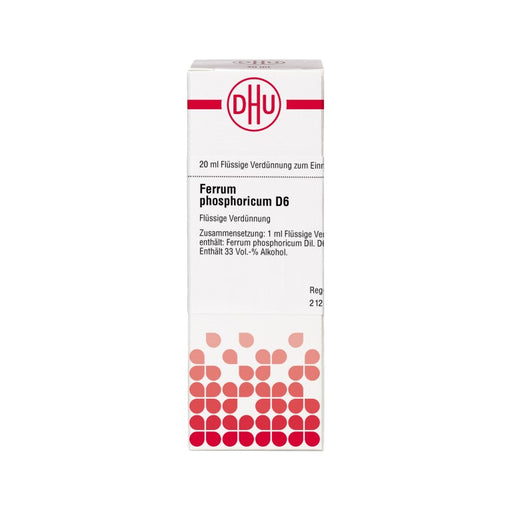 DHU Ferrum phosphoricum D6 Dilution, 20 ml Lösung