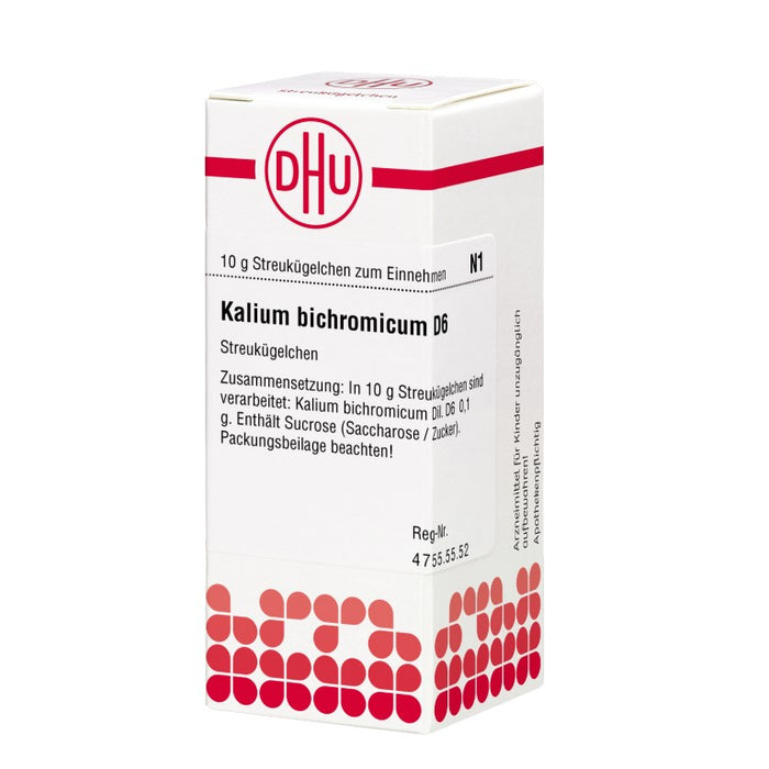 DHU Kalium bichromicum D6 Streukügelchen, 10 g Globuli
