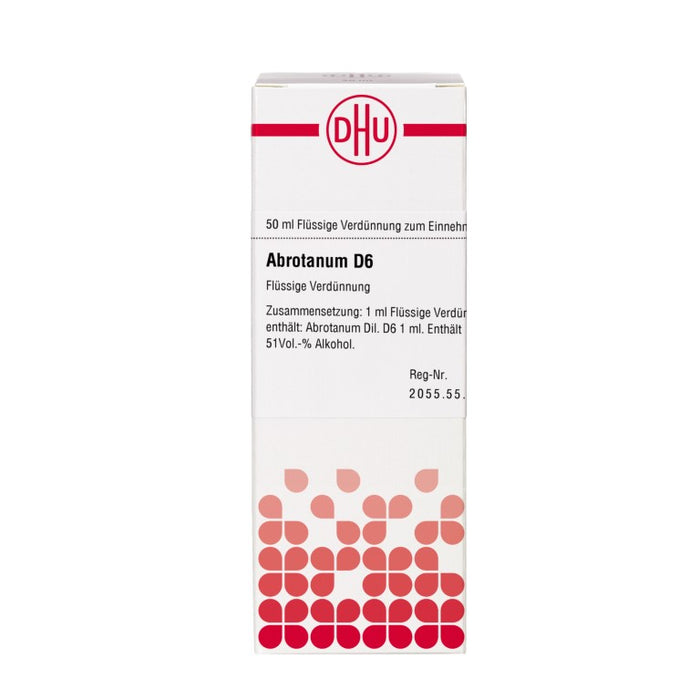 Abrotanum D6 DHU Dilution, 50 ml Lösung