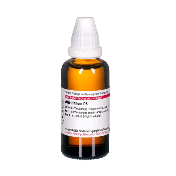 Abrotanum D6 DHU Dilution, 50 ml Lösung