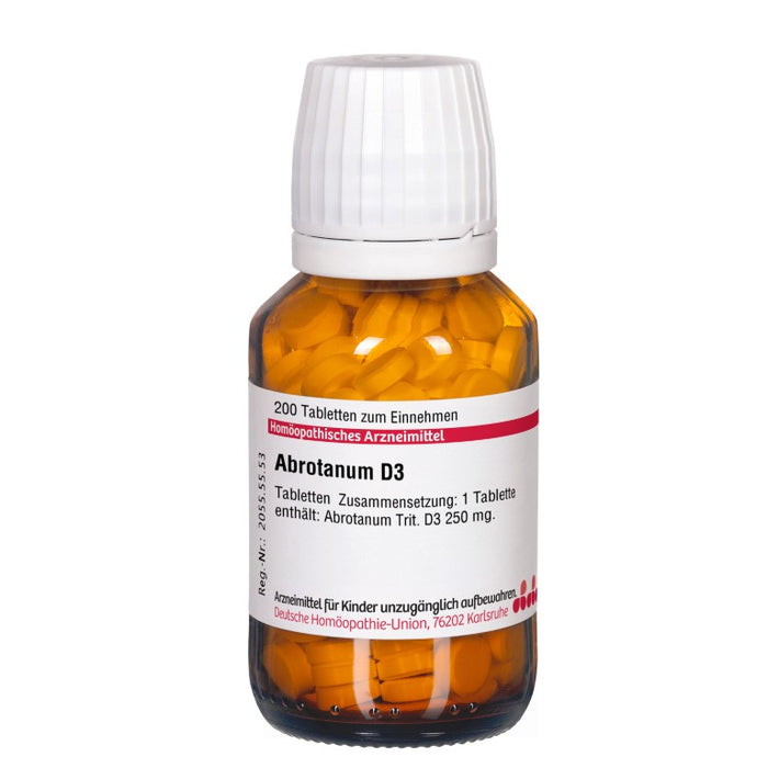Abrotanum D3 DHU Tabletten, 200 St. Tabletten