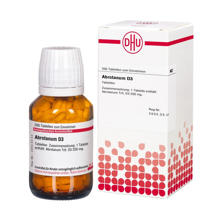 Abrotanum D3 DHU Tabletten, 200 St. Tabletten
