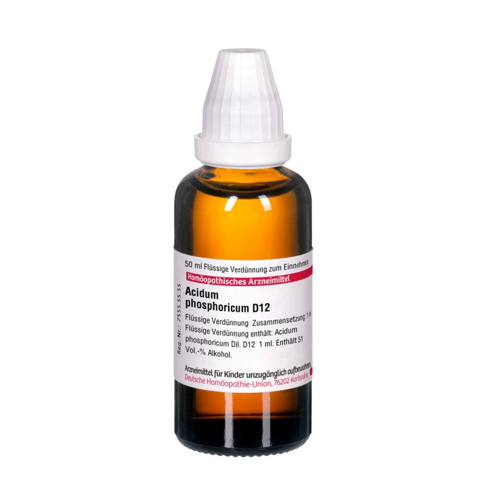 DHU Acidum phosphoricum D12 Dilution, 50 ml Lösung