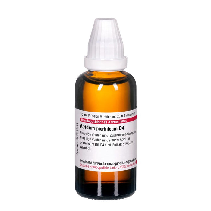DHU Acidum picrinicum D4 Dilution, 50 ml Lösung