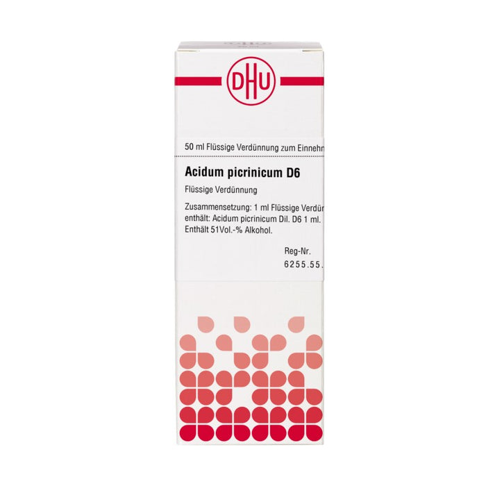DHU Acidum picrinicum D6 Dilution, 50 ml Lösung