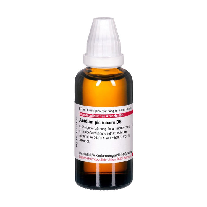 DHU Acidum picrinicum D6 Dilution, 50 ml Lösung