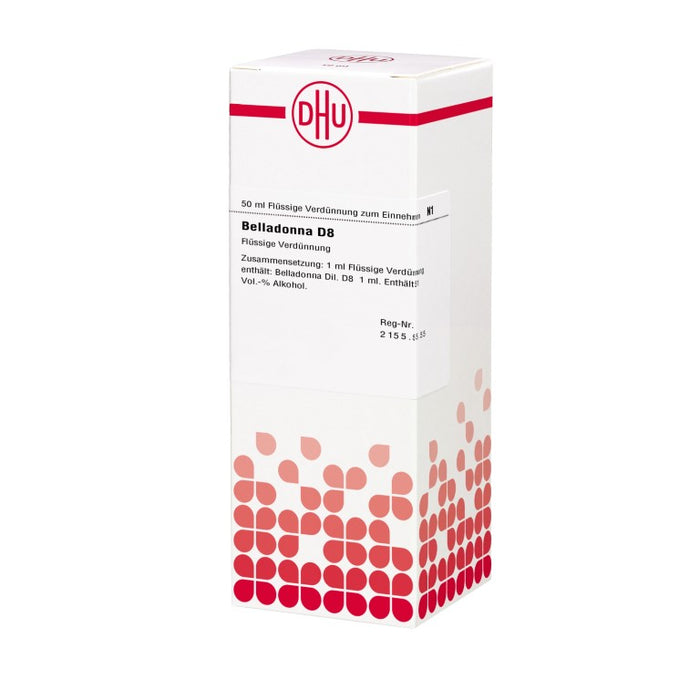 Belladonna D8 DHU Dilution, 50 ml Lösung