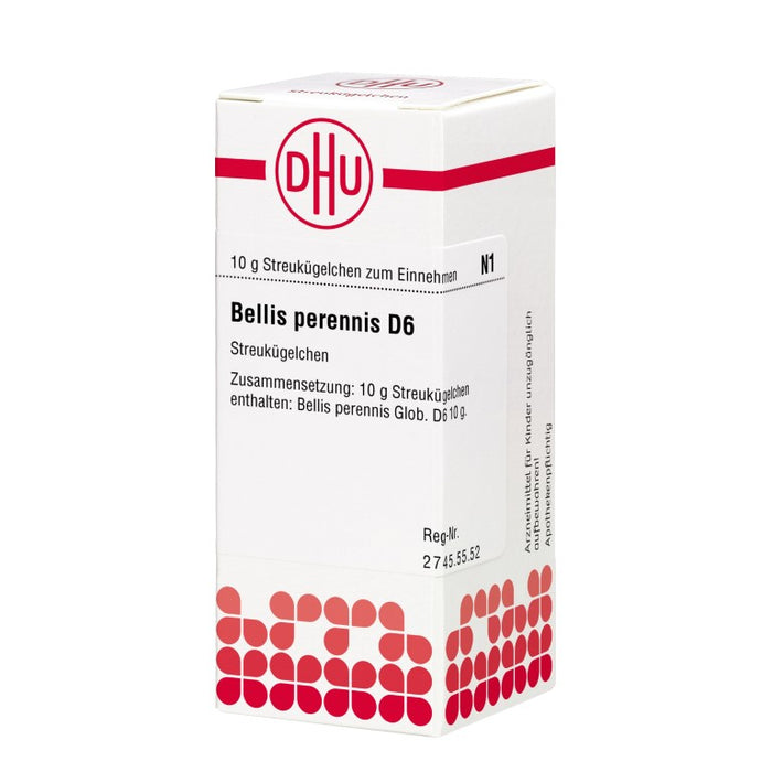 DHU Bellis perennis D6 Streukügelchen, 10 g Globuli