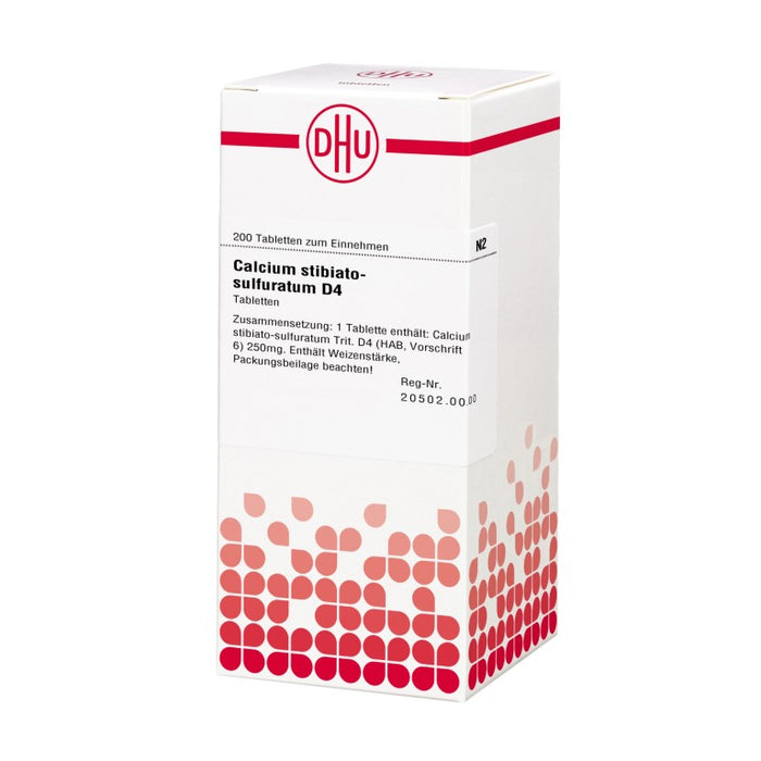 Calcium stibiato sulfuratum D4 DHU Tabletten, 200 St. Tabletten