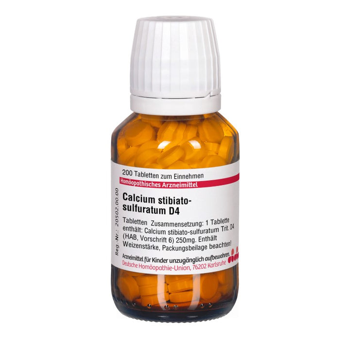 Calcium stibiato sulfuratum D4 DHU Tabletten, 200 St. Tabletten