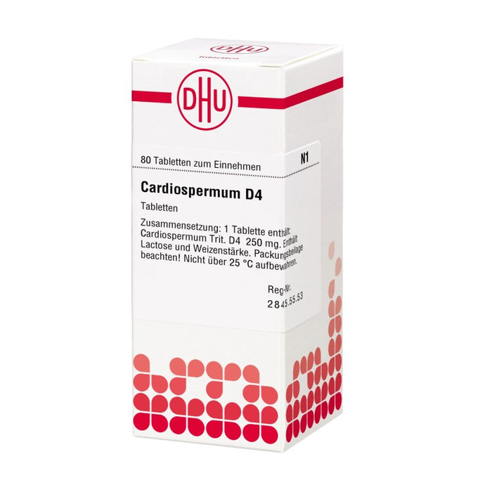 Cardiospermum D4 DHU Tabletten, 80 St. Tabletten