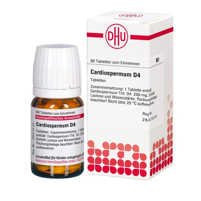 Cardiospermum D4 DHU Tabletten, 80 St. Tabletten