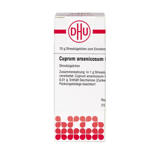 Cuprum arsenicosum D12 DHU Globuli, 10 g Globuli