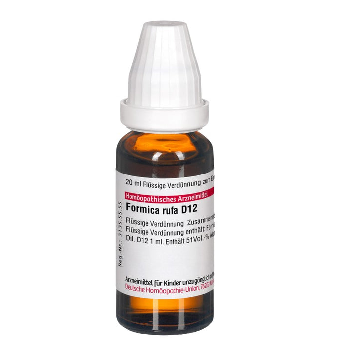 DHU Formica rufa D12 Dilution, 20 ml Lösung