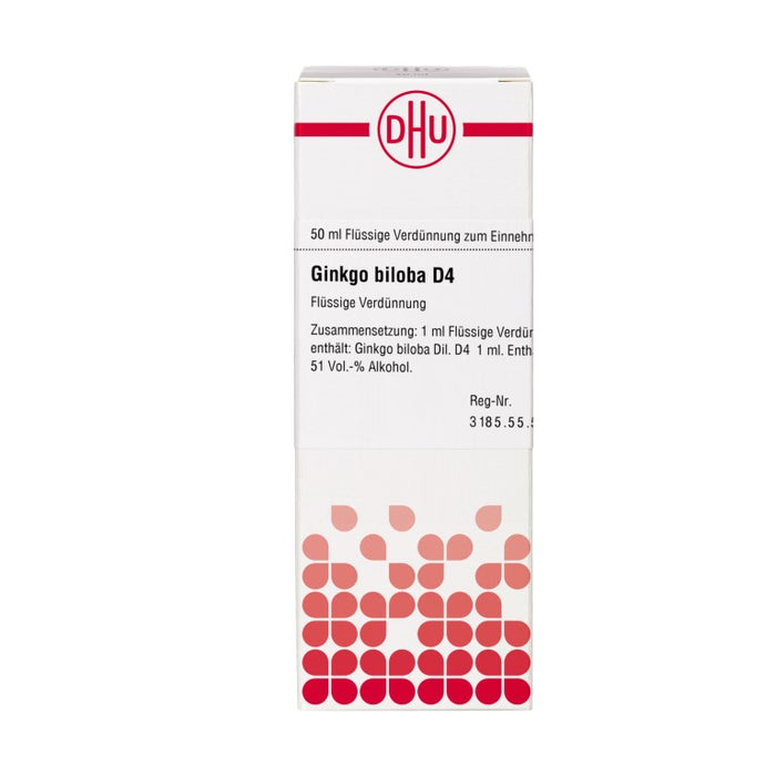 Ginkgo biloba D4 DHU Dilution, 50 ml Lösung