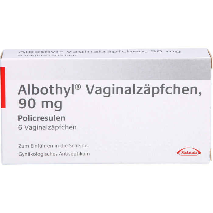 Albothyl® Vaginalzäpfchen, 90 mg, 5 St. Zäpfchen