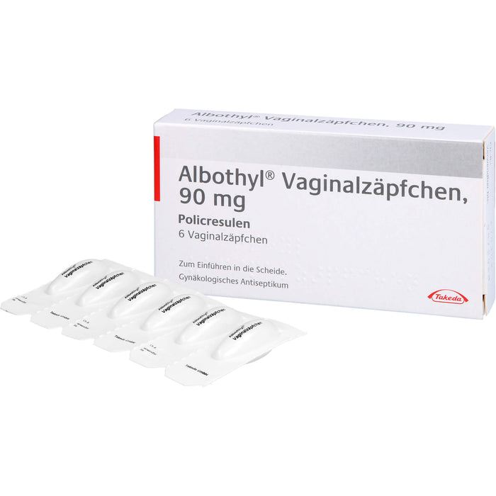 Albothyl® Vaginalzäpfchen, 90 mg, 5 St. Zäpfchen