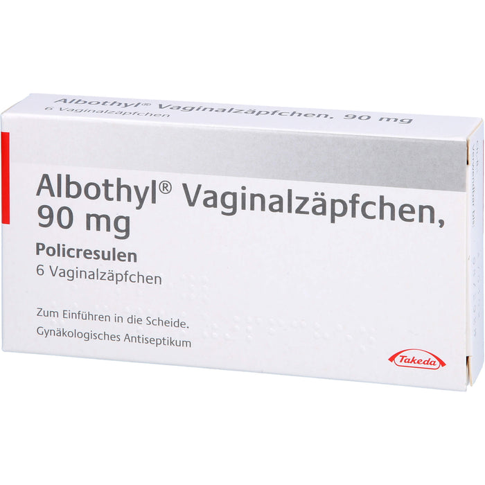 Albothyl Vaginalzäpfchen, 90 mg, 6 St. Zäpfchen