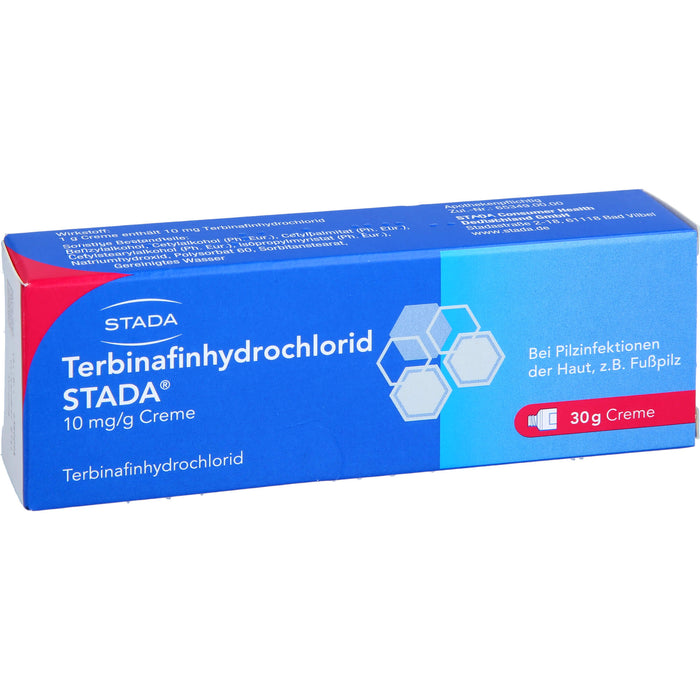 Terbinafinhydrochlorid STADA  10mg/g Creme, 30 g Creme
