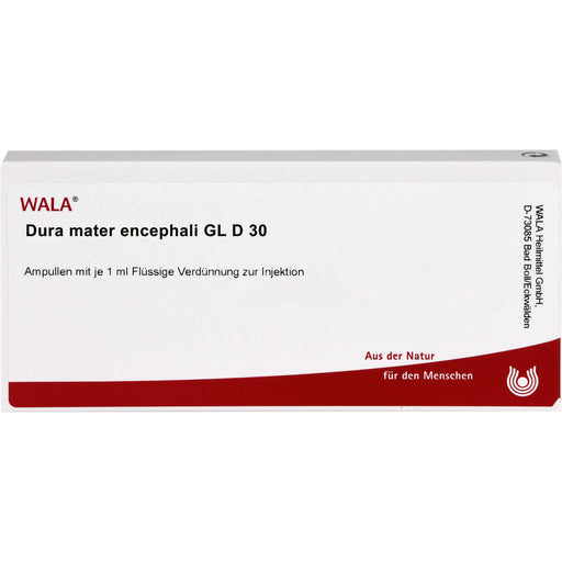 WALA Dura mater encephali Gl D30 flüssige Verdünnung, 10 St. Ampullen