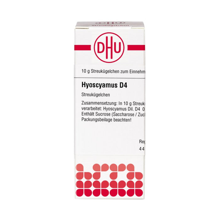 DHU Hyoscyamus D4 Streukügelchen, 10 g Globuli